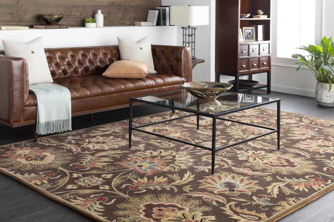 Chesterton 1028 Hand Tufted Brown Wool Rug