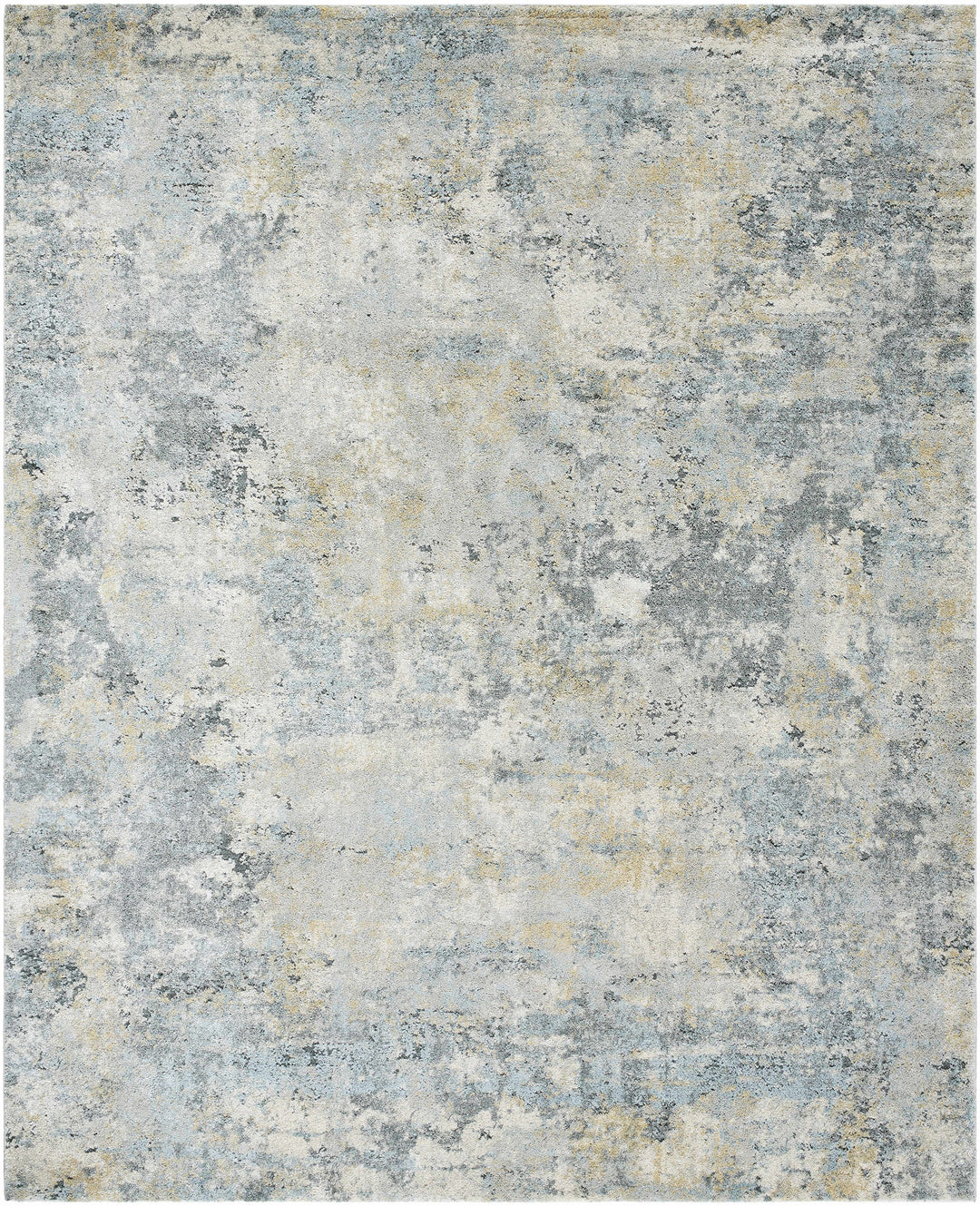 Abstract patterned rug with shades of blue, gray, and beige.

Adamma Thick Luxe Rug