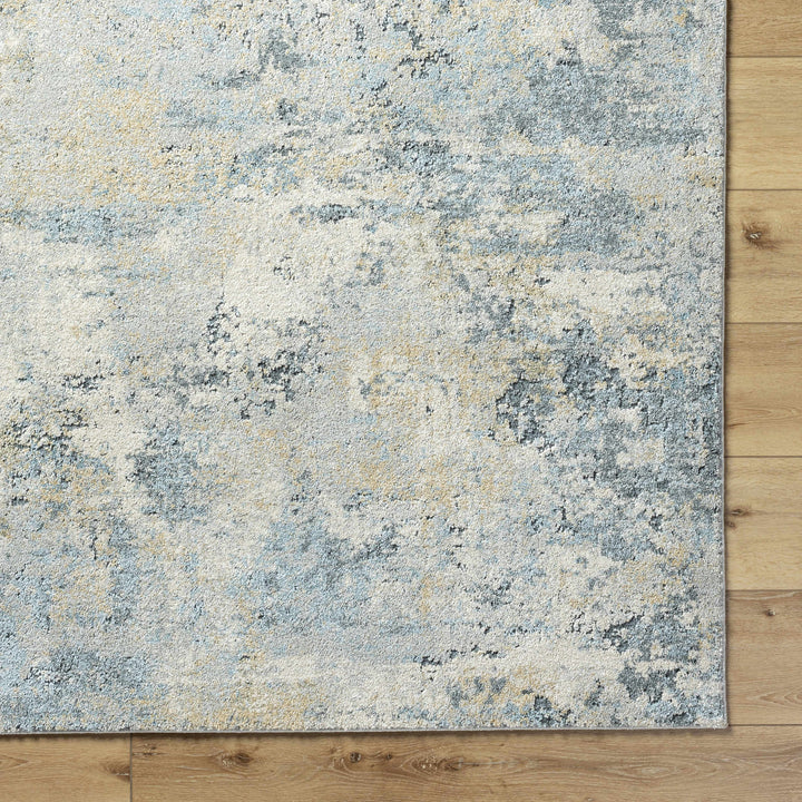 Textured area rug with blue and beige pattern on a wooden floor

Adamma Thick Luxe Rug