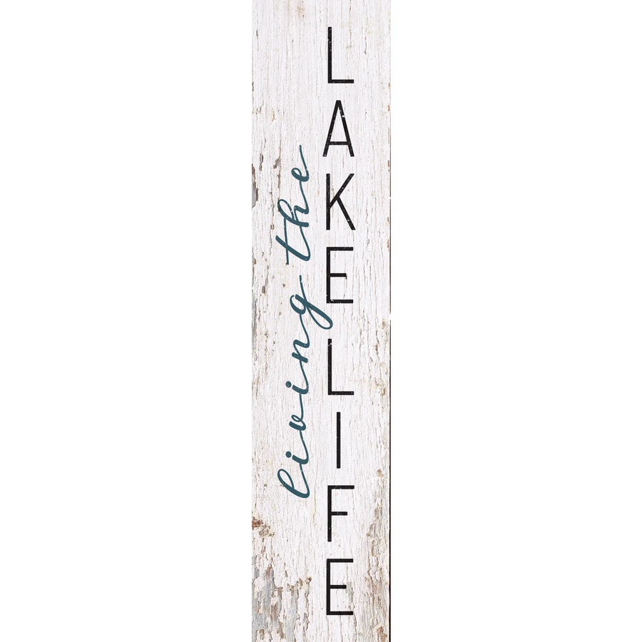 Living The Lake Life White Leaner