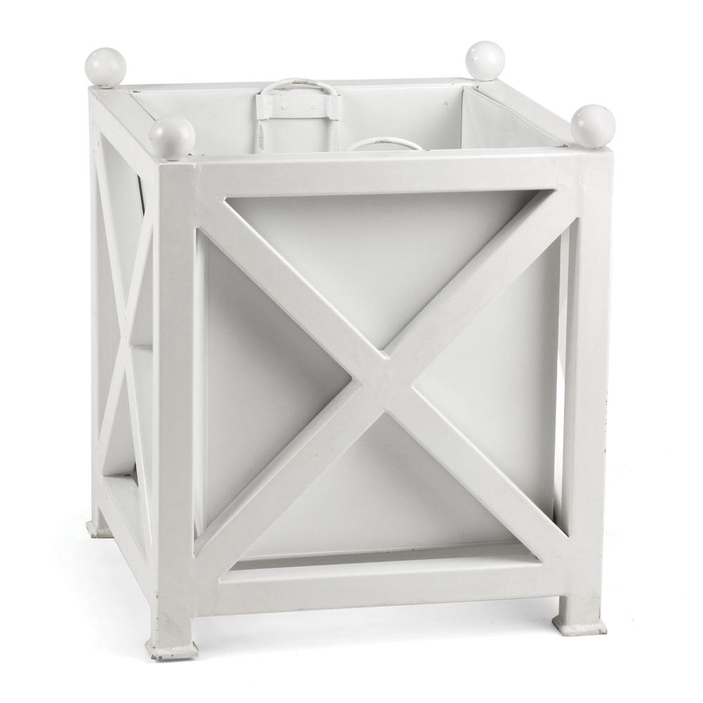 White Paris Planter