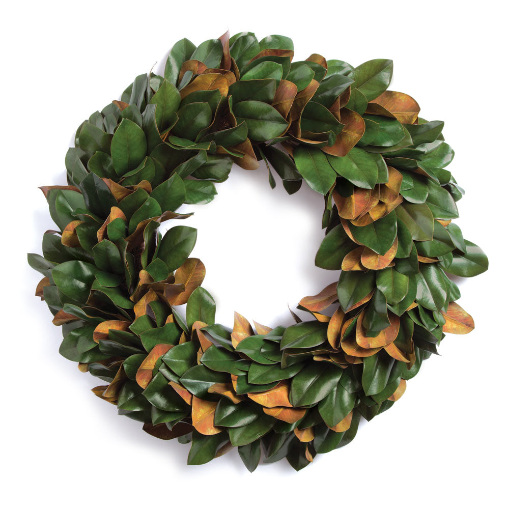Grand Magnolia Leaf Wreath 24"
