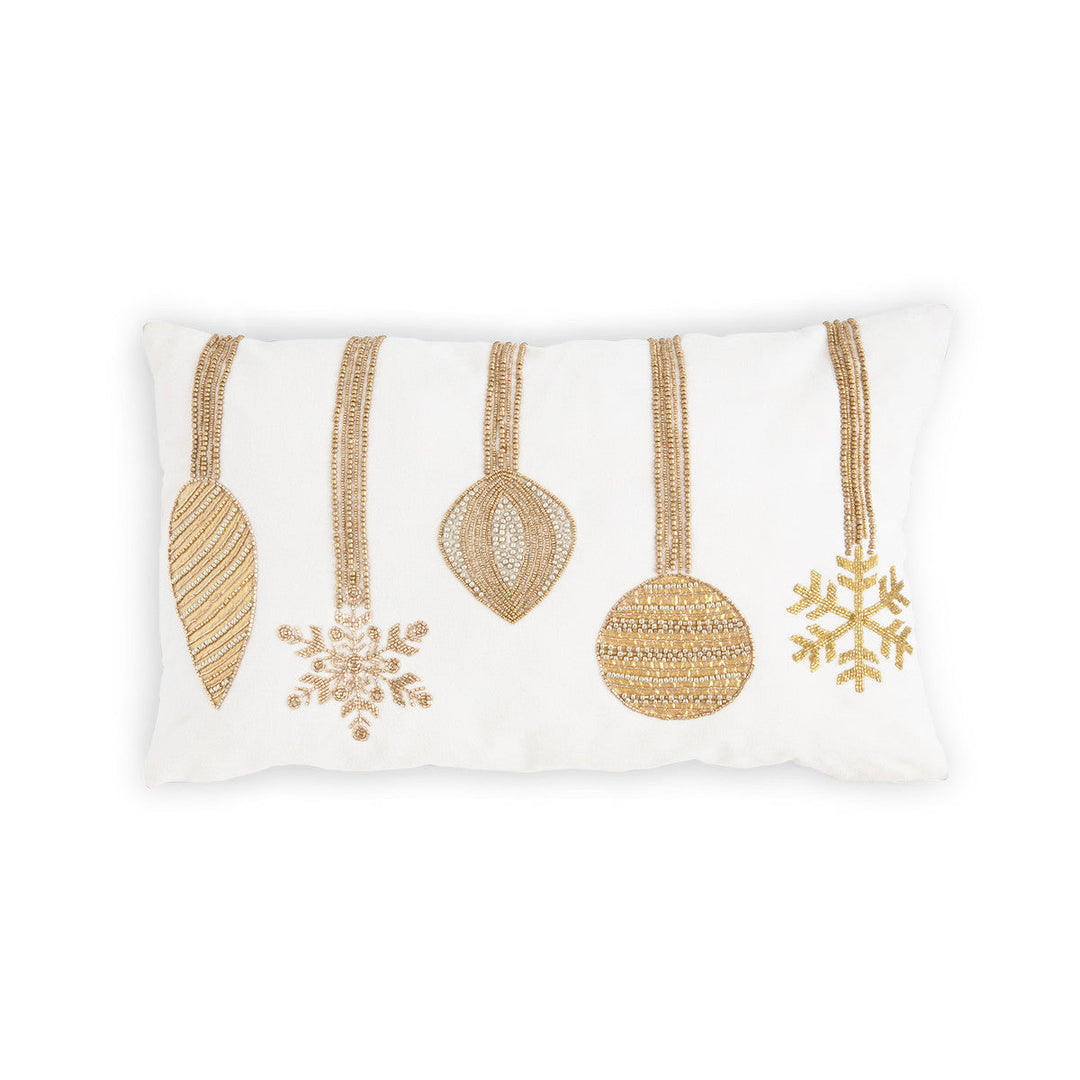 Holiday Splendor Ornaments Pillow