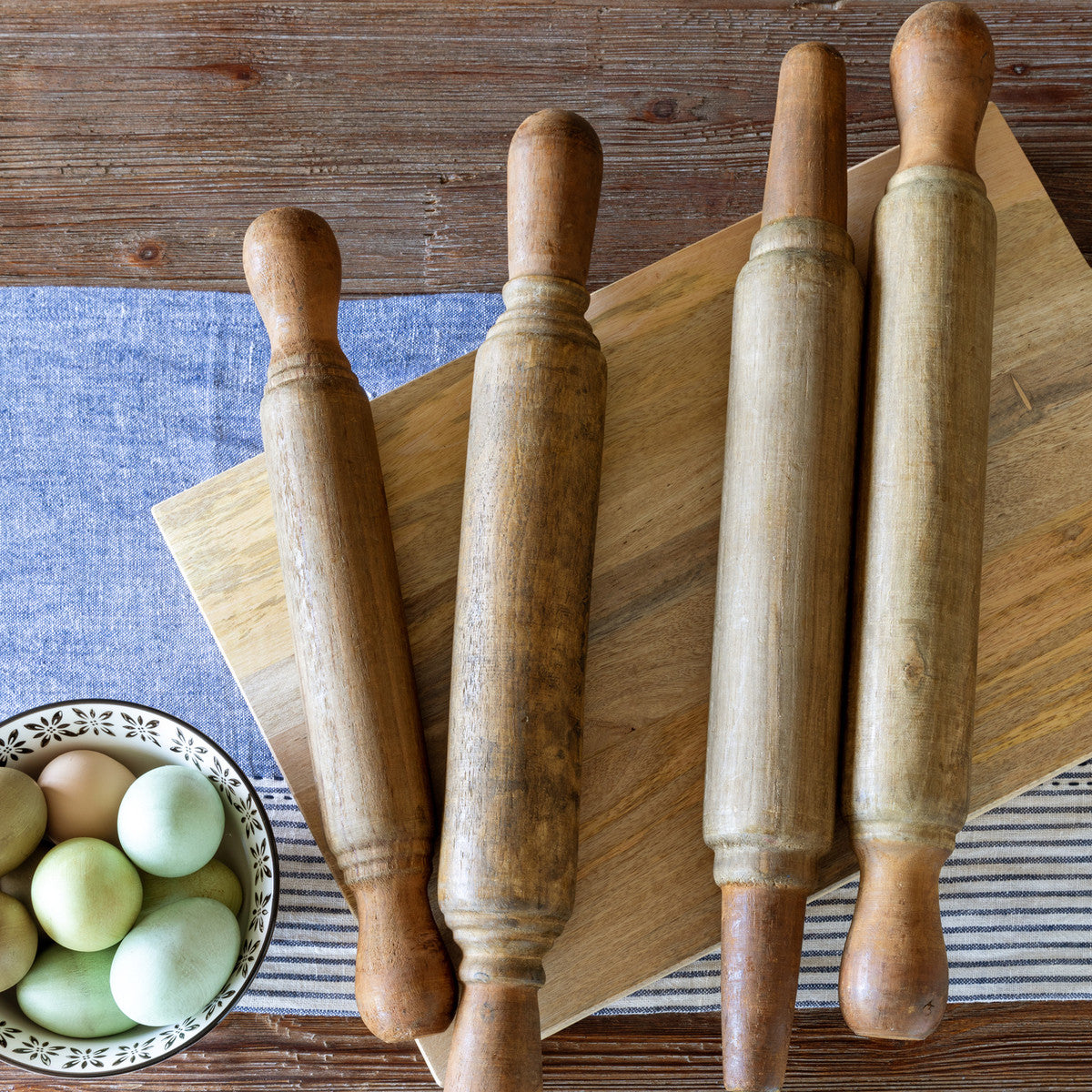 Collected Rolling Pins, Set of 4