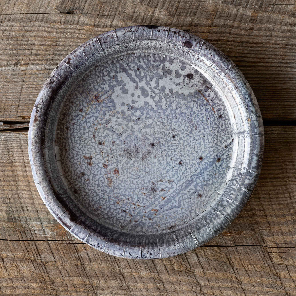 Aged Graniteware Paper Dinner Plates, 10"