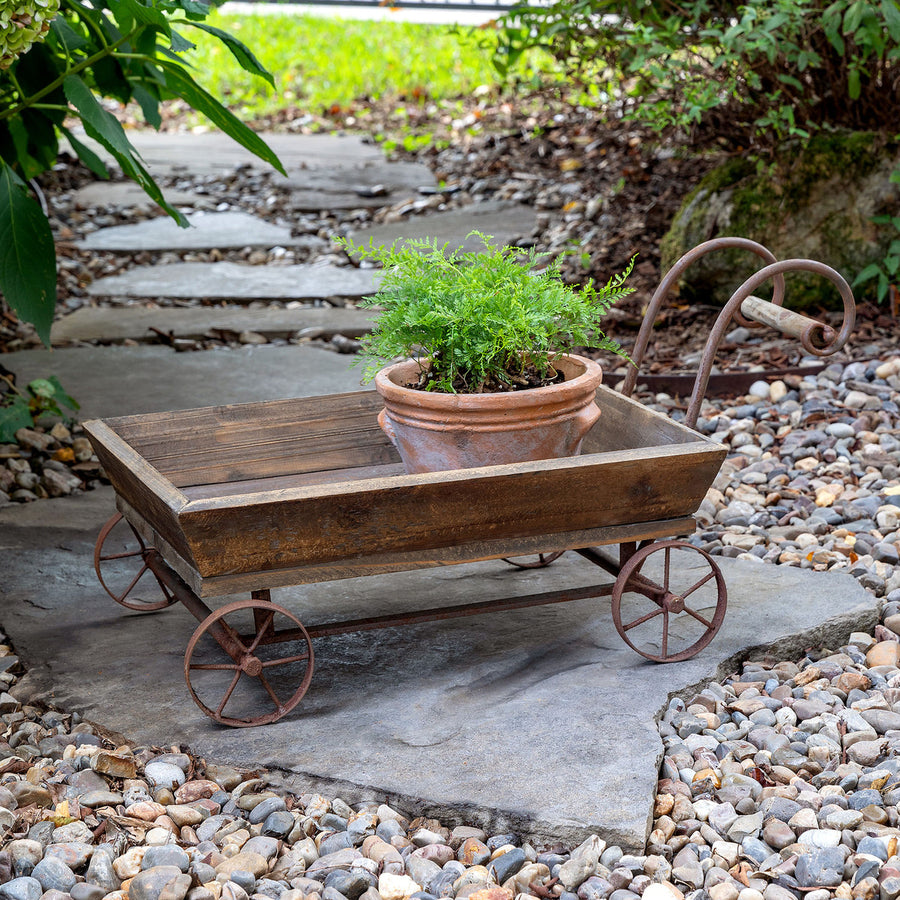 Wooden Garden Wagon