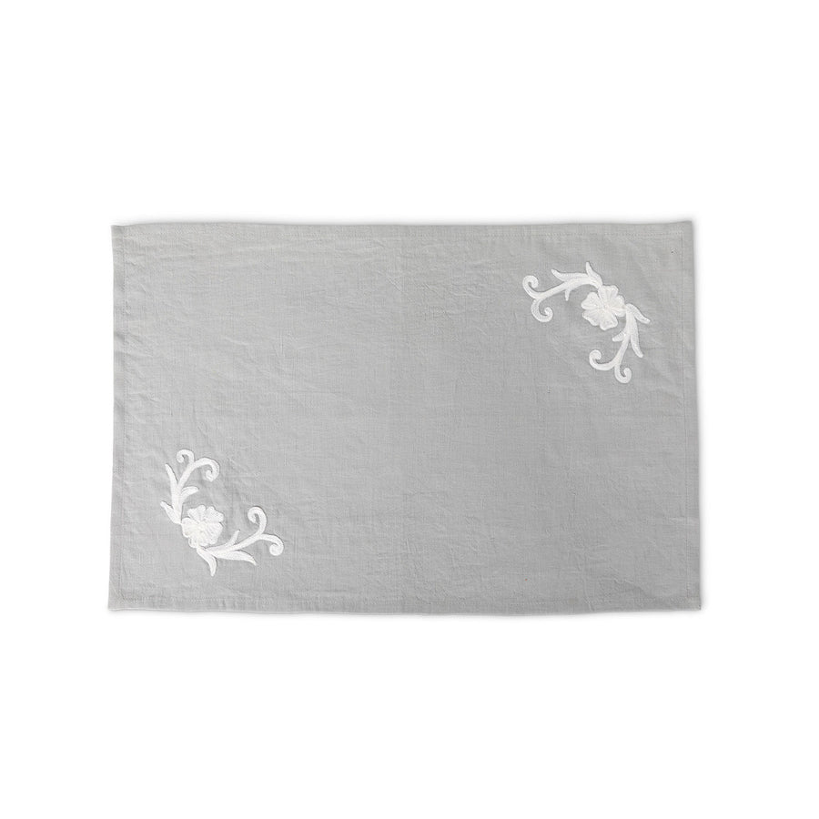 Cosette Embroidered Linen Place Mat