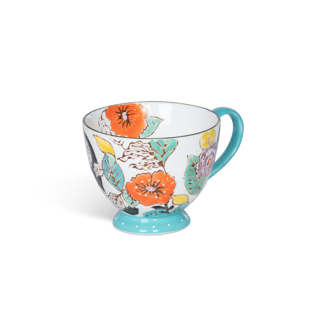 Poppy Garden Cappuccino Cup