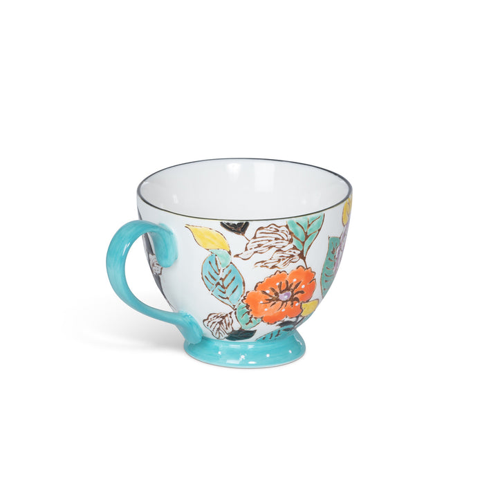 Poppy Garden Cappuccino Cup