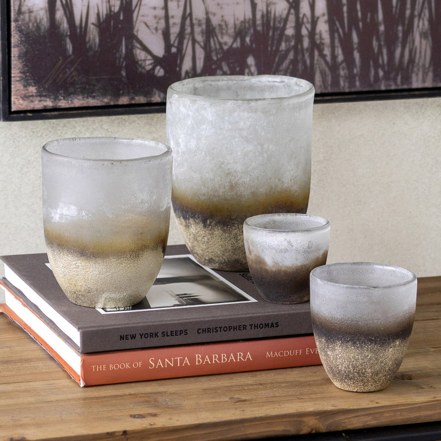 Fairbanks Organic Glass Vase, Small