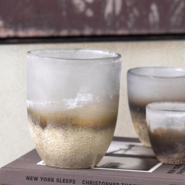 Fairbanks Organic Glass Vase, Medium