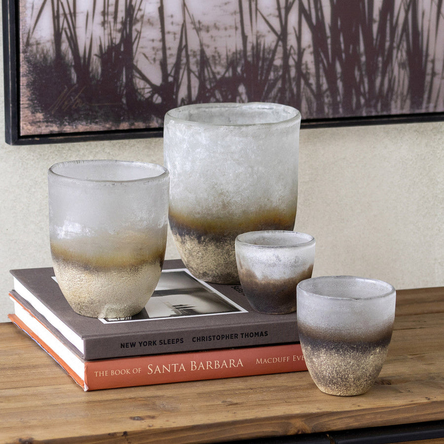 Fairbanks Organic Glass Vase, Large