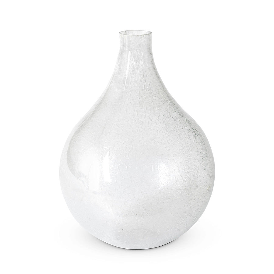 Raindrop Glass Oversized Bottle Vase, 21.25 in.