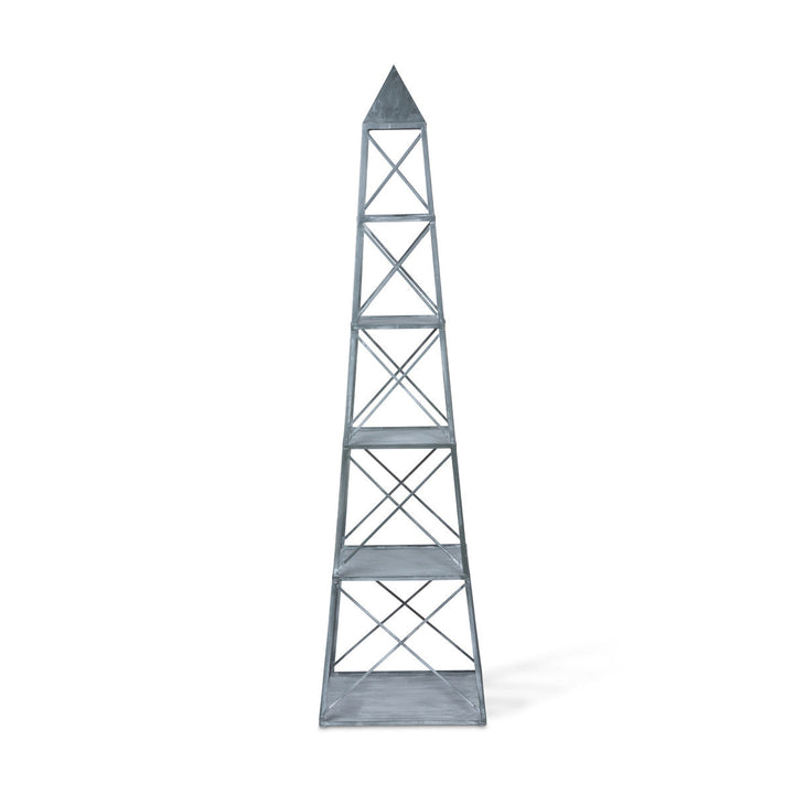 Stackable Galvanized Obelisk