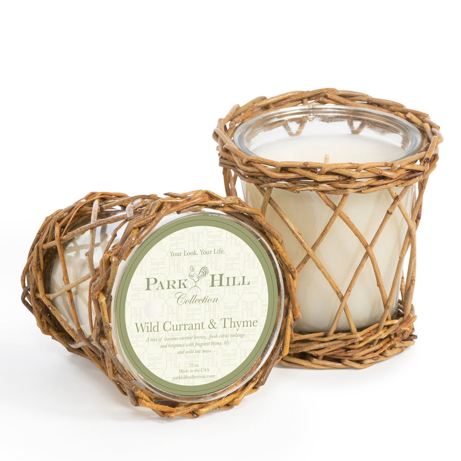 Wild Currant & Thyme Tonic Willow Candle