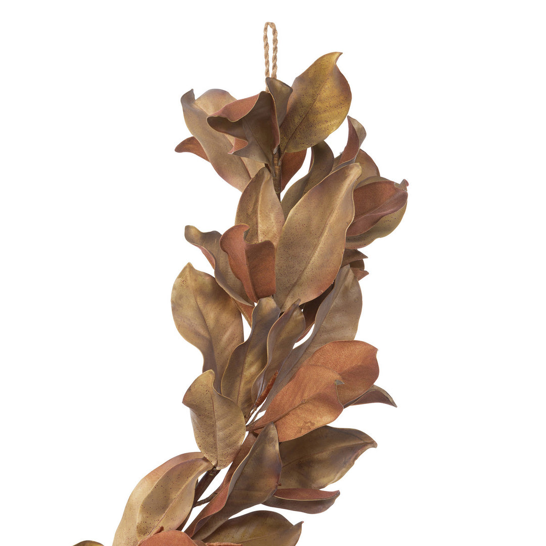 Dried-Look Magnolia Leaf Garland