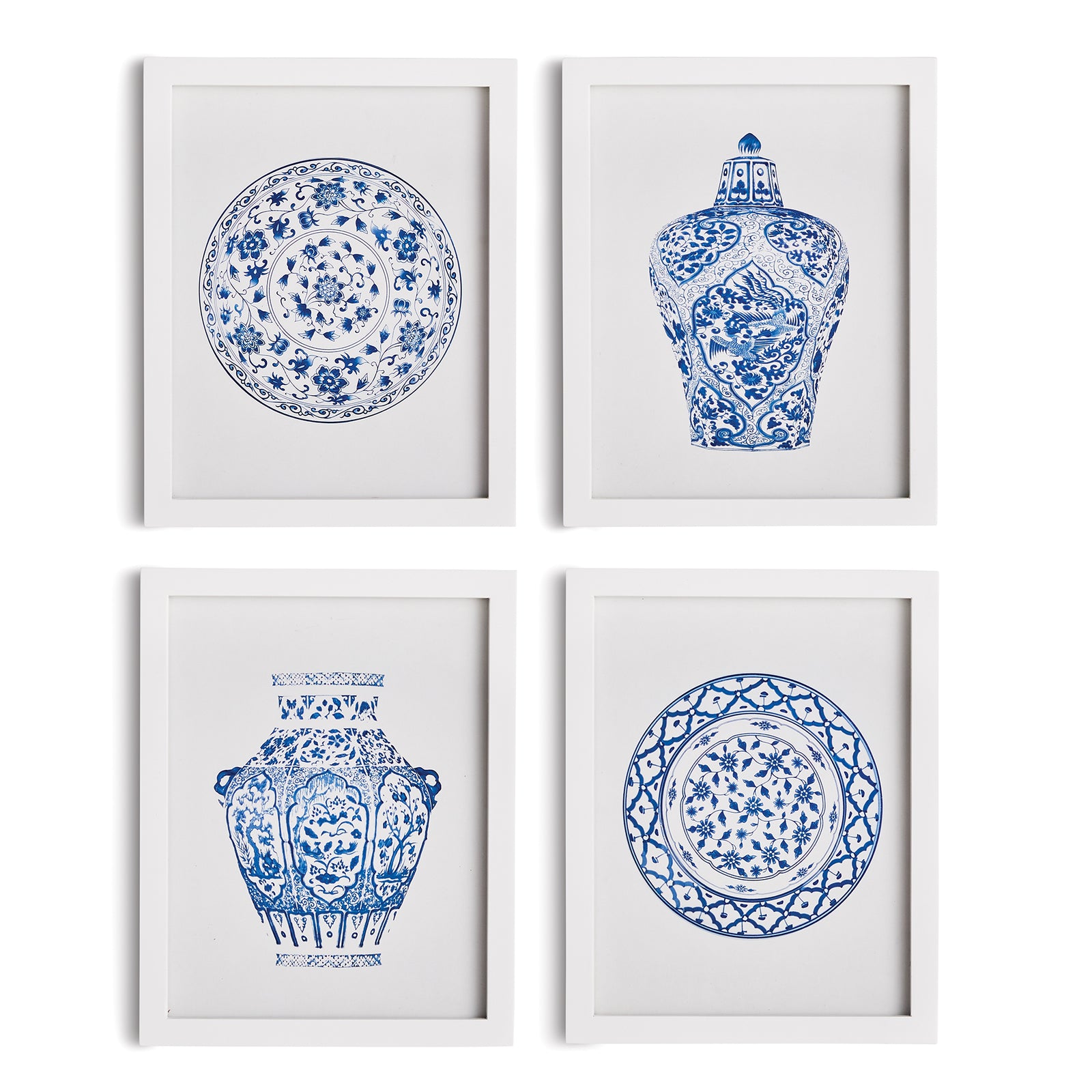 DYNASTY PETITE PRINTS, SET OF 4