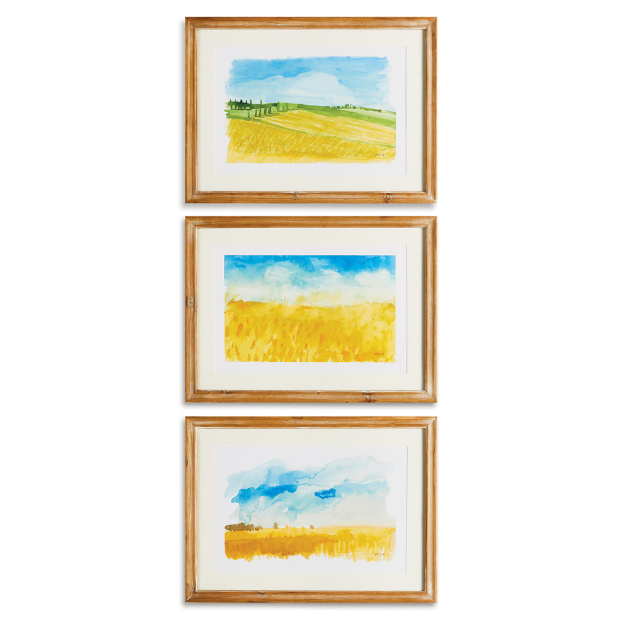European Landscape Prints, Set Of 3 by Whitney Wolf