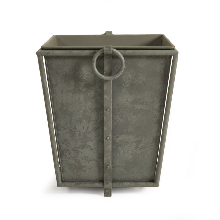Antique Gray Callahan Tapered Planter Small