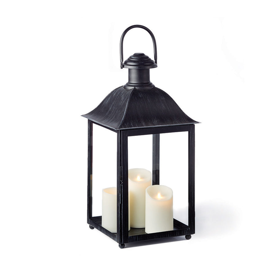 Washed Black Coach House Outdoor Lantern 23"
