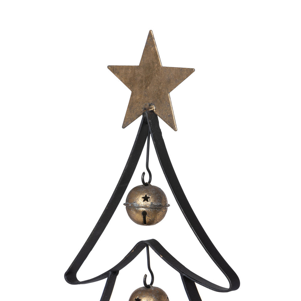 Iron Christmas Tree with Bells, 32 in.
