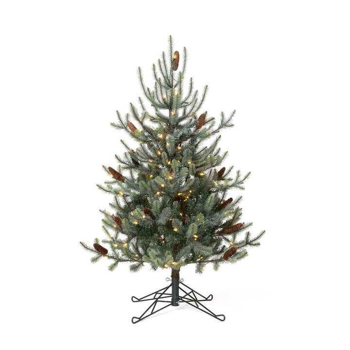 4.5' Park Hill Blue Spruce LED Lights