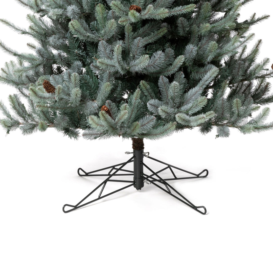 9' Park Hill Slim Line Blue Spruce LED Lights